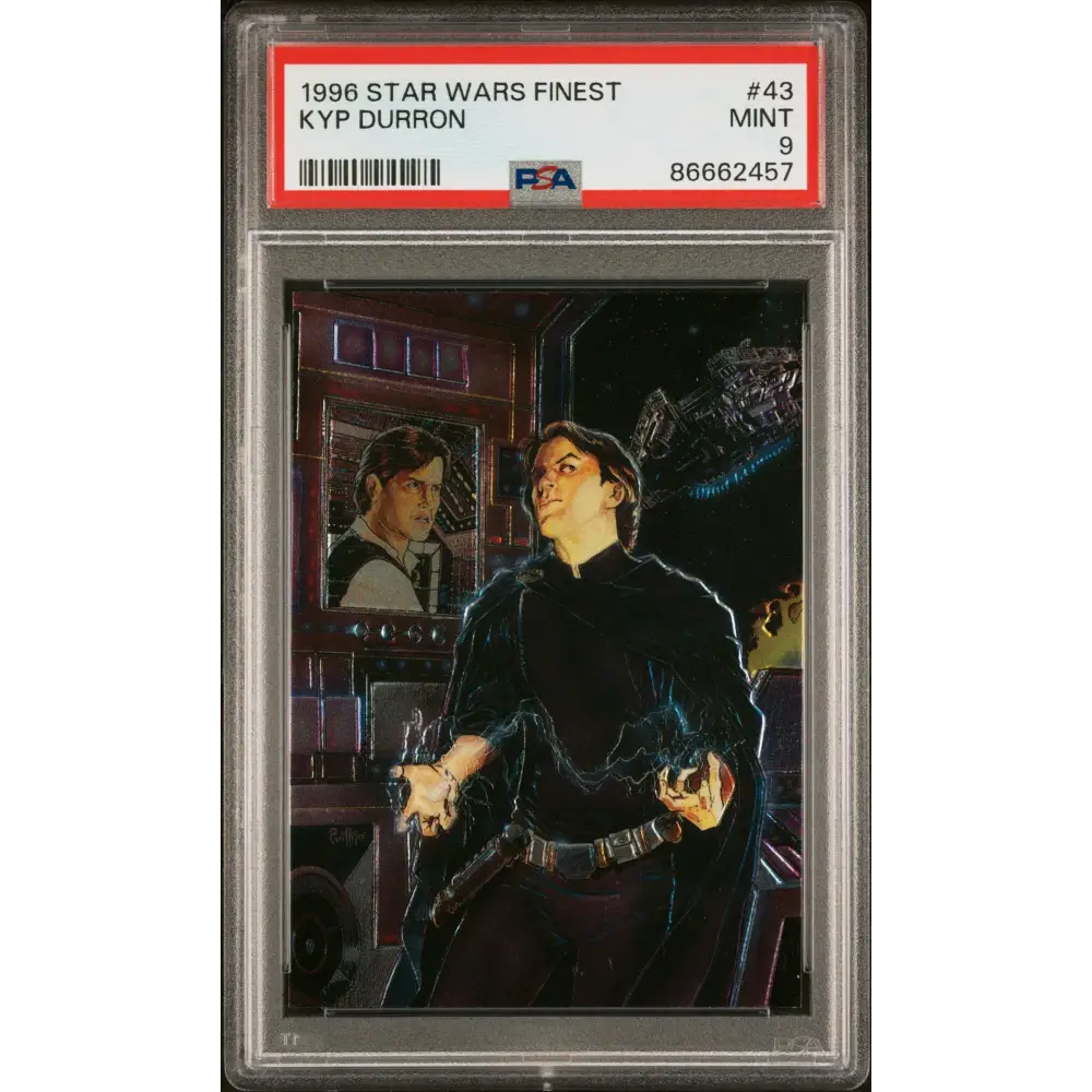 1996 STAR WARS FINEST KYP DURRON #43 - PSA 9 - Graded Star Wars Cards 9