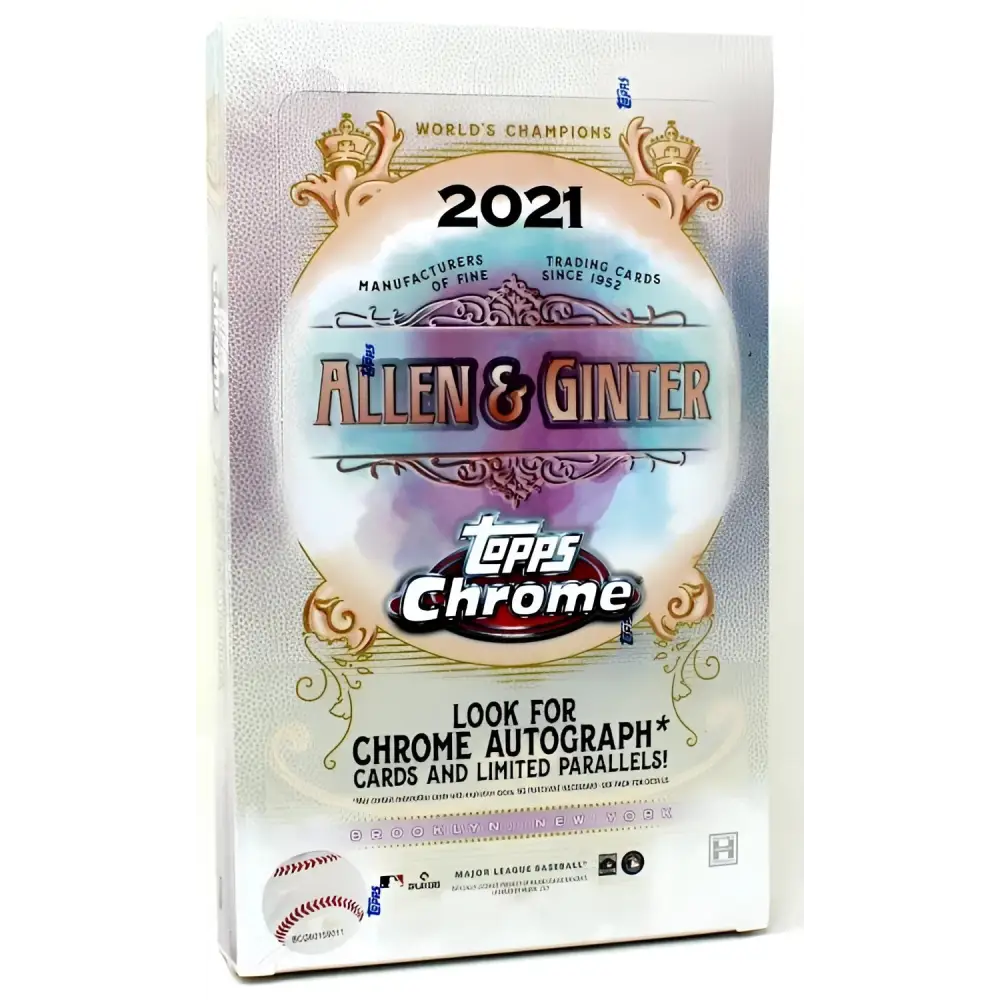 2021 Topps Allen & Ginter Chrome Baseball Hobby Box