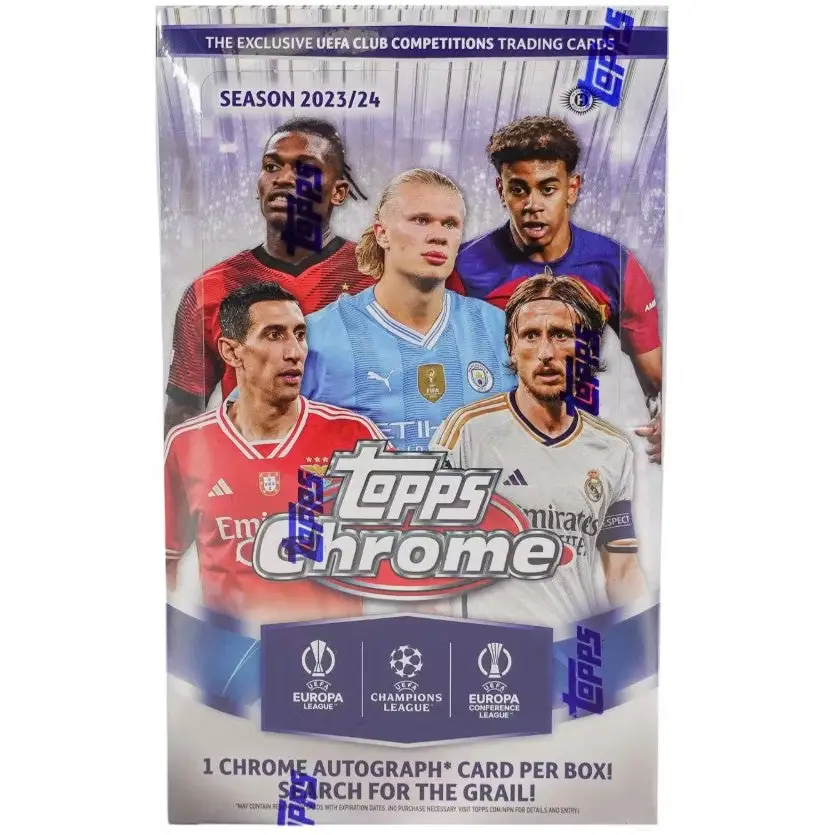 2023/24 Topps Chrome UEFA Club Competitions Soccer Hobby Box