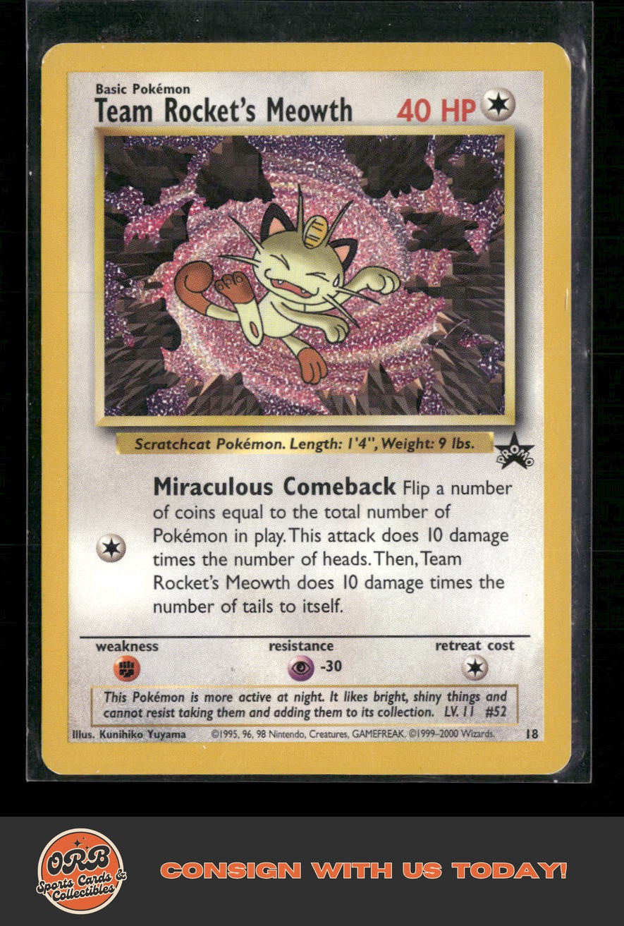Team Rocket's Meowth WoTC Promo #18/53