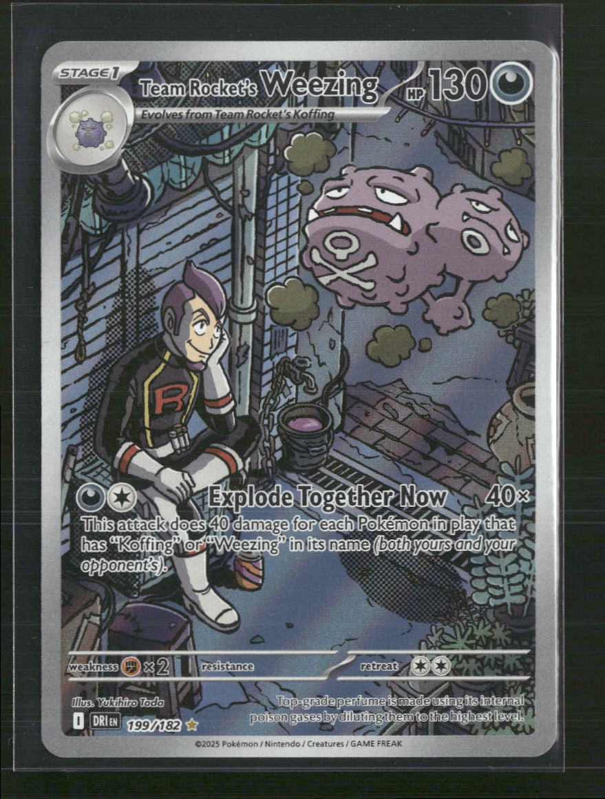 Team Rocket's Weezing SV10: Destined Rivals #199/182