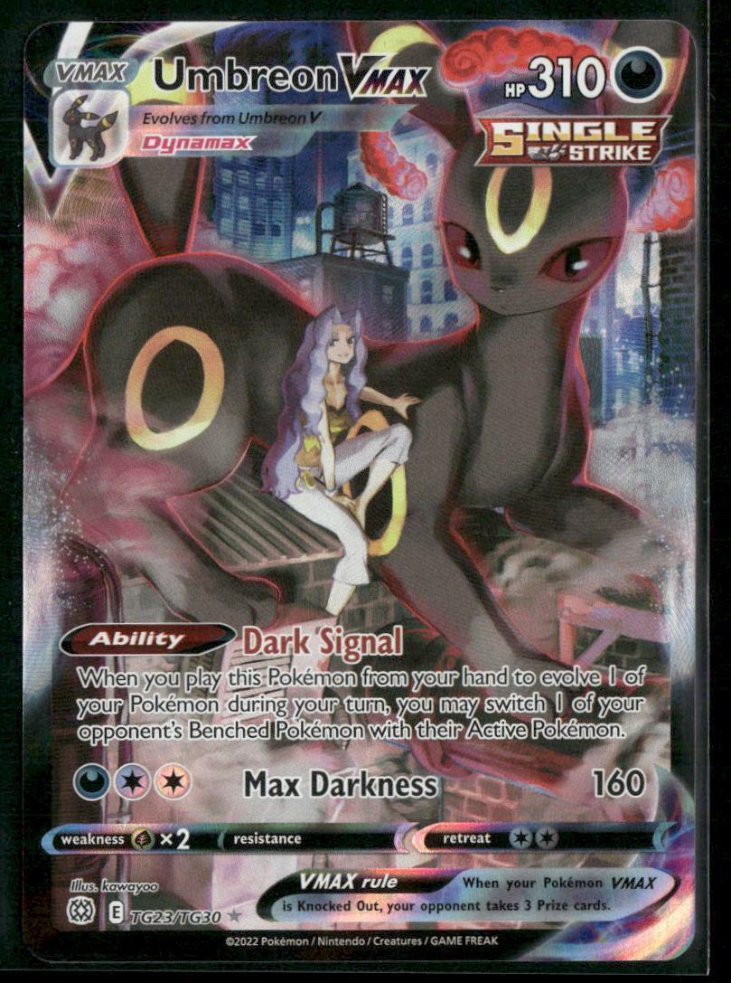 SWSH09: Brilliant Stars Trainer Gallery #TG23/TG30 Umbreon VMAX