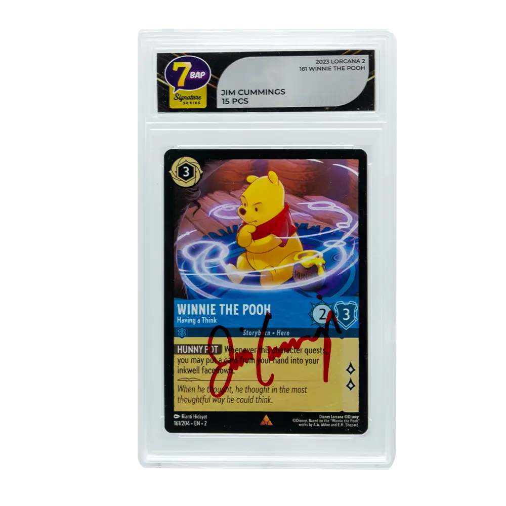 7 Days of Disney Signature Series - Day 7 - Snow White & Winnie the Pooh - Winnie the Pooh #161 Card - nodiscount