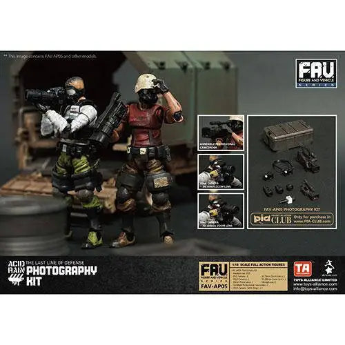 Acid Rain FAV-AP05 Photography Kit 1/18 Scale Action Figure Accessory - Action & Toy Figures