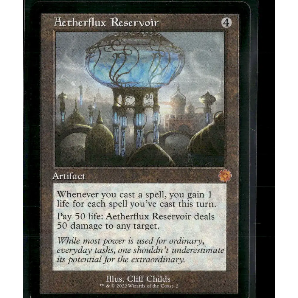 Aetherflux Reservoir The Brothers’ War: Retro Frame Artifacts #2 - Trading Card