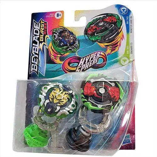 Beyblade Burst Rise Hyper Sphere Dual Packs - Choose your Beyblade - Engard E5 & Monster Ogre O5 - Action & Toy Figures