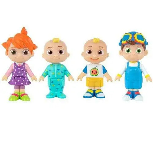 Cocomelon 4 Figure Family Pack Set - Action & Toy Figures