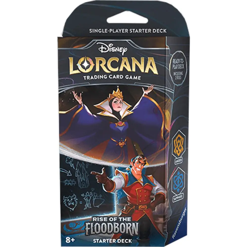 Disney Lorcana: Rise of the Floodborn Starter Deck (Amber & Sapphire)