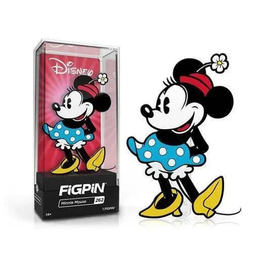 FiGPiN - Disney - Mickey Mouse Enamel Pin - Select Figure(s) - #262 - Minnie Mouse - Toys & Games