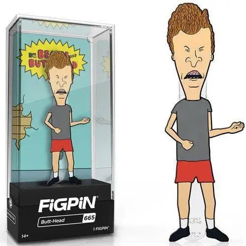 FiGPiN Enamel Pin - Beavis and Butt-Head - Select Figure(s) - #665 - Butt- Head - Brooches & Lapel Pins
