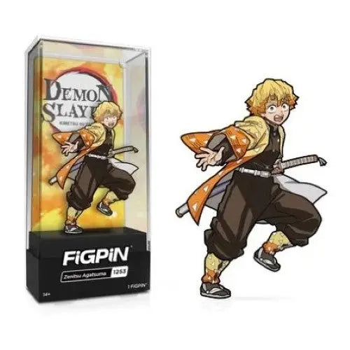 FiGPiN Enamel Pin - Demon Slayer - Select Figure(s) - #1253 - Zenitsu Agatsuma - Toys & Games