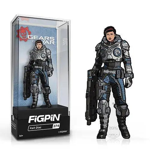 FiGPiN Enamel Pin - Gears of War - Select Figure(s) - #274 - Kait Diaz Limited Edition - Brooches & Lapel Pins