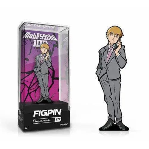 FiGPiN Enamel Pin - Mob Psycho 100 - Select Figure(s) - Reigen Arataka (377) - Toys & Games