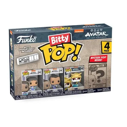 Funko Avatar: The Last Airbender Bitty Pop! Mini-Figure 4-Pack - Select Set(s) - Action Figure
