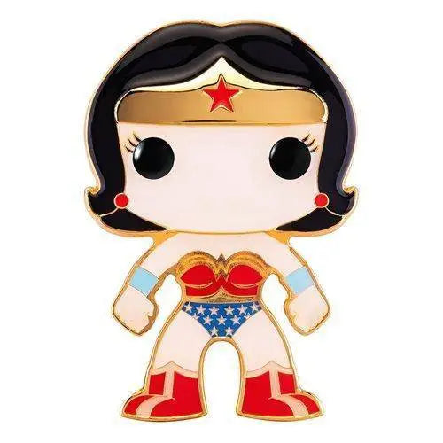 Funko Pop!- DC Comics Classic Large Enamel Pin - Select Figure(s) - 04 Wonder Woman - Brooches & Lapel Pins