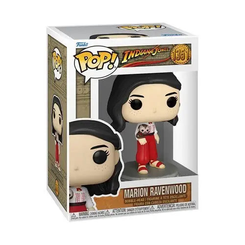 Funko Pop! - Indiana Jones Bobble Head - Choose your Favorite - Marion Ravenwood (1351) - Action Figure