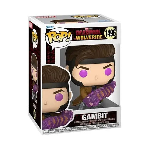 Funko Pop! Marvel - Deadpool & Wolverine Movie Vinyl Figures - Select Figure(s) - #1496 - Gambit - Action Figure