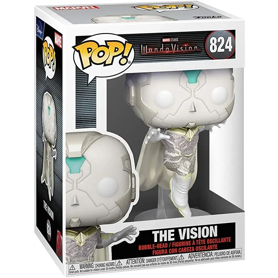 Funko Pop! - Marvel WandaVision Vinyl Figures - Select Figure(s) - 824 - The Vision - Action Figure