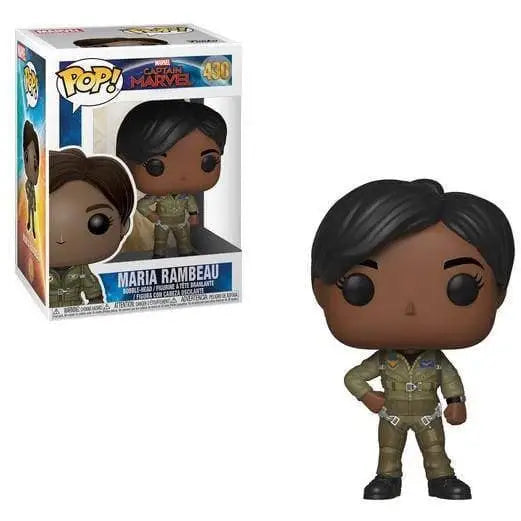 Funko Pop! Movies - Captain Marvel Vinyl Figures - Select Figure(s) - 430 - Maria Rambeau - Toys & Games