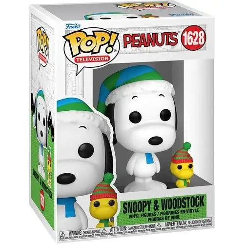 Funko Pop! Television - Peanuts Vinyl Figure - Select Figure(s) - 1628 - Snoopy and Woodstock - Toys & Games