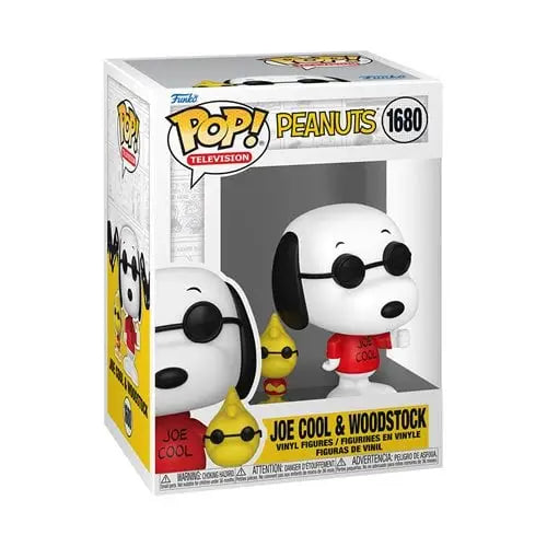 Funko Pop! Television - Peanuts Vinyl Figure - Select Figure(s) - 1680 - Joe Cool & Woodstock - Toys & Games