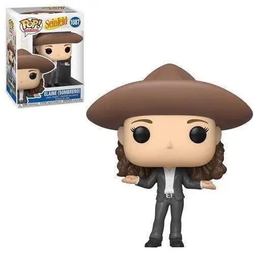 Funko Pop! Television - Seinfeld Vinyl Figures - Select Figure(s) - 1087 - Elaine (Sombrero) - Action Figure