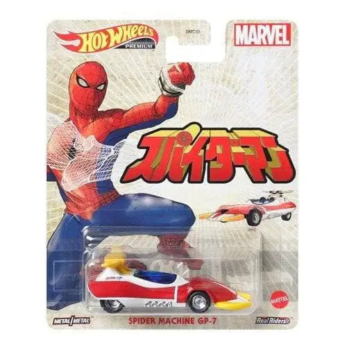 Hot Wheels Replica Entertainment - Select Vehicle(s) - Marvel Spider Machine GP-7 - Action & Toy Figures