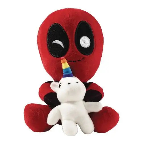 Kidrobot Marvel Roto Phunny 8’’ Plush - Select Figure(s) - Deadpool with Unicorn - Action Figure