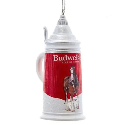Kurt Adler - Budweiser Beer Ornament - Choose your Style - Budweiser Stein Mug 3 3/4-Inch Resin - Toys & Games