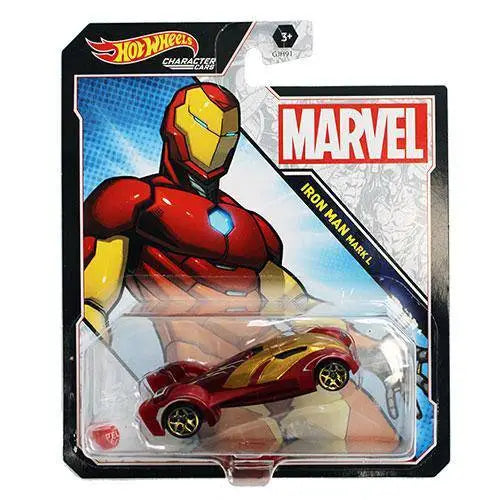 Marvel Hot Wheels Character Car - Select Vehicle(s) - Iron Man Mark L - Action Figure