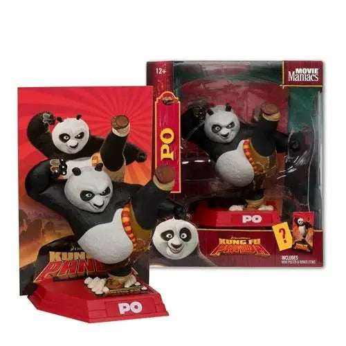 McFarlane Toys Movie Maniacs Limited Edition 6-Inch Scale Posed Figure - Select Figure(s) - Po - Kung Fu Panda - Action