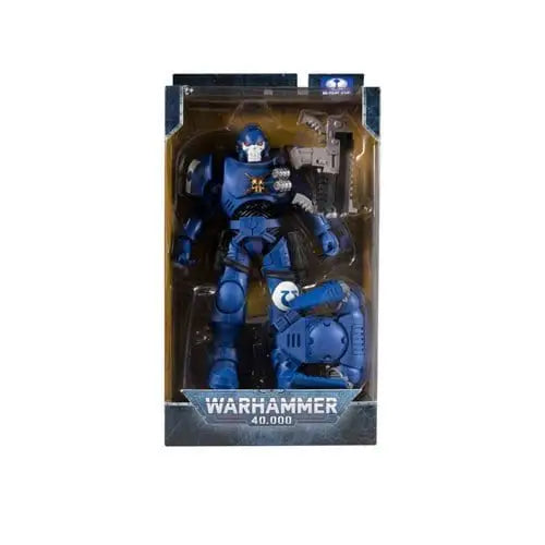 McFarlane Toys Warhammer 40000 7-Inch Action Figure - Select Figure(s) - Ultramarines Reiver with Bolt Carbine - Action