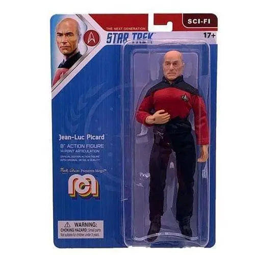 Mego 8 inch Action Figure Star Trek - Select Figure(s) - Captain Jean-Luc Picard - Toys & Games