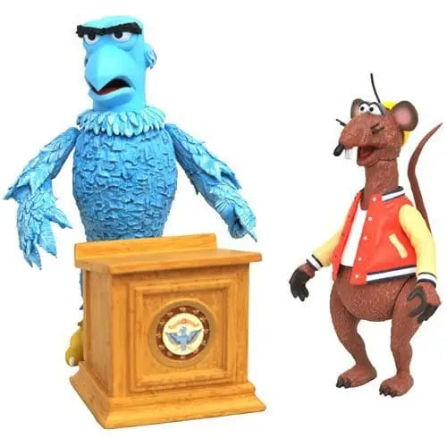 Muppets Action Figure 2-Pack - Select Figure(s) - Sam the Eagle & Rizzo the Rat - Action & Toy Figures