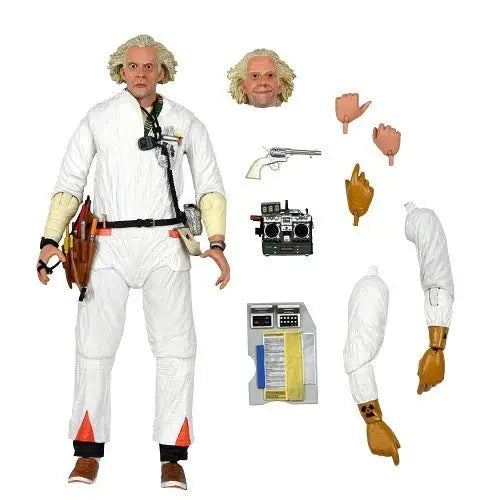 NECA Back to the Future Ultimate 7’’ Action Figure - Select Figure(s) - Ultimate Doc Brown III (1985) - Action & Toy