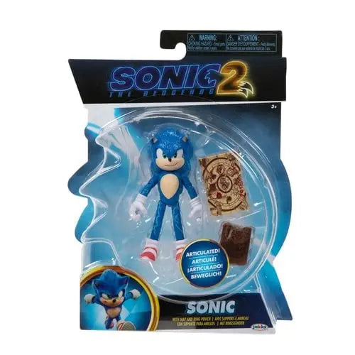 Sonic the Hedgehog 2 Movie 4-Inch Action Figure - Select Figure(s) - Sonic - Action & Toy Figures
