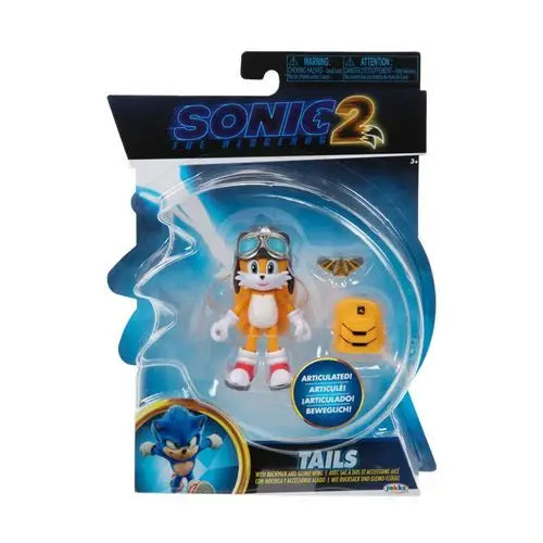 Sonic the Hedgehog 2 Movie 4-Inch Action Figure - Select Figure(s) - Tails - Action & Toy Figures