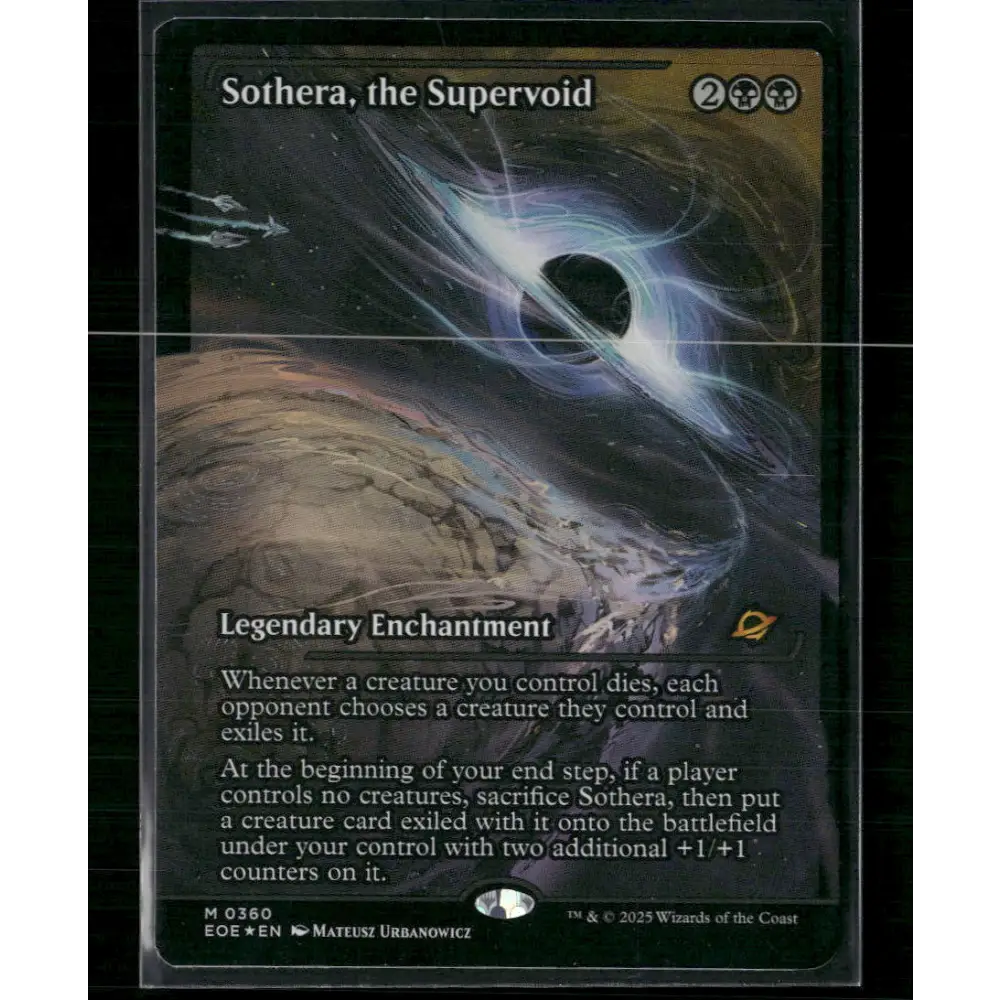 Sothera the Supervoid (Showcase) Edge of Eternities #360 - Trading Card