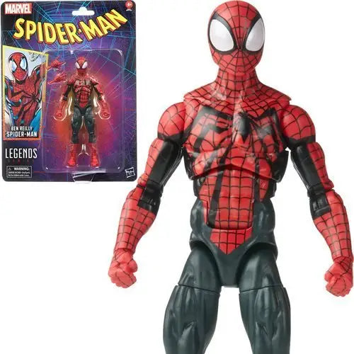 Spider-Man Retro Marvel Legends 6-Inch Action Figure - Select Figure(s) - Ben Reilly - Action & Toy Figures