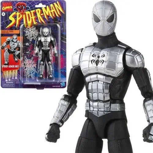 Spider-Man Retro Marvel Legends 6-Inch Action Figure - Select Figure(s) - Spider-Armor MK I - Action & Toy Figures