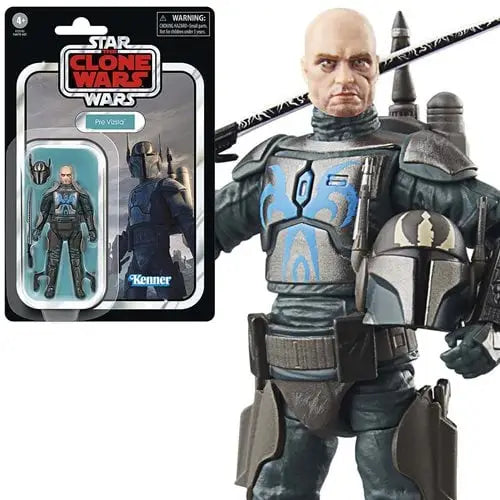 Star Wars The Vintage Collection 3 3/4-Inch Action Figure - Select Figure(s) - Pre Vizsla (Clone Wars) - Action & Toy