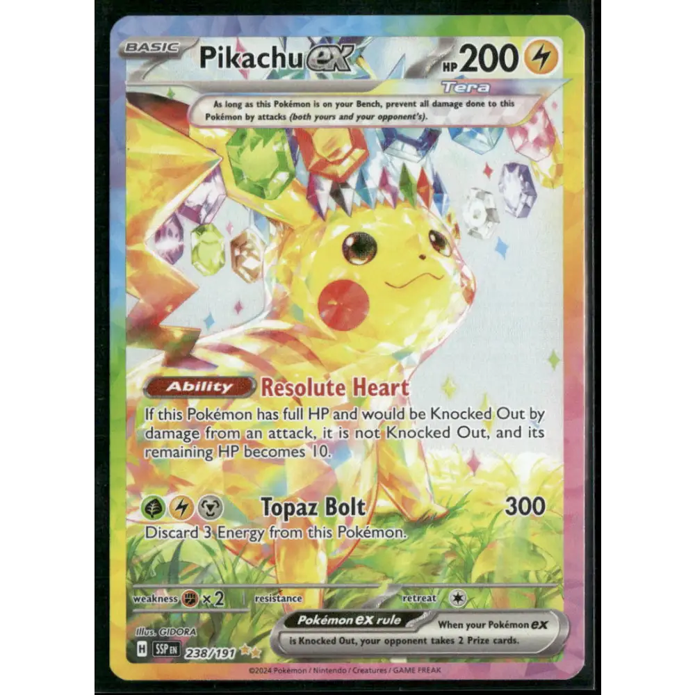 SV08: Surging Sparks #238/191 Pikachu ex
