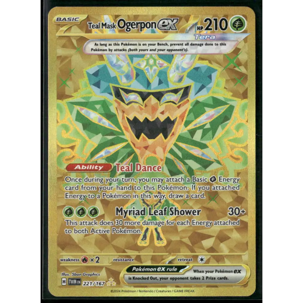 Teal Mask Ogerpon ex SV06: Twilight Masquerade * 221/167