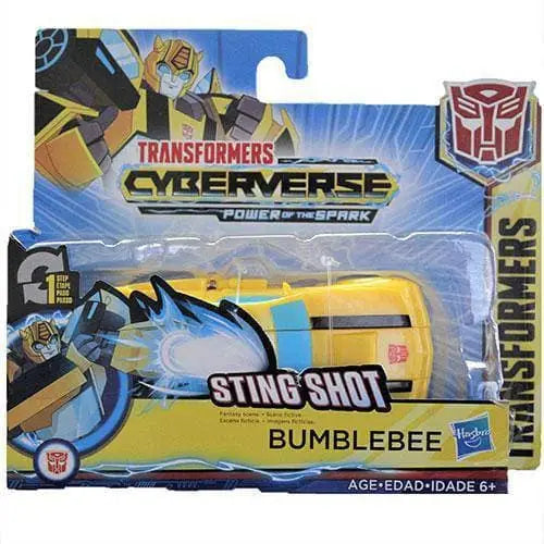 Transformers Cyberverse Action Attackers 1-Step Changer - Select Figure(s) - Bumblebee Sting Shot - Toys & Games