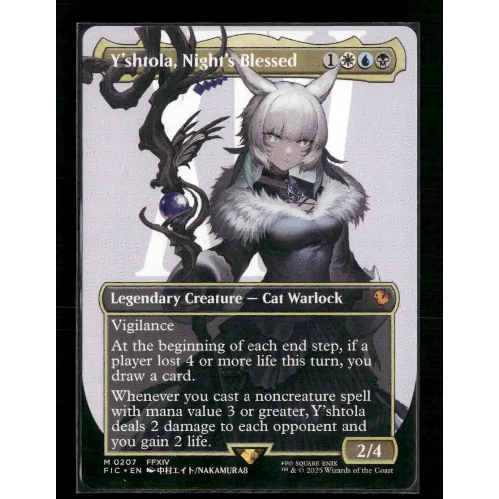Y’shtola Night’s Blessed (Borderless) Commander: FINAL FANTASY #207 - Trading Card