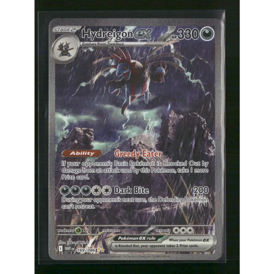#169 Hydreigon EX White Flare Pokemon - Trading Card