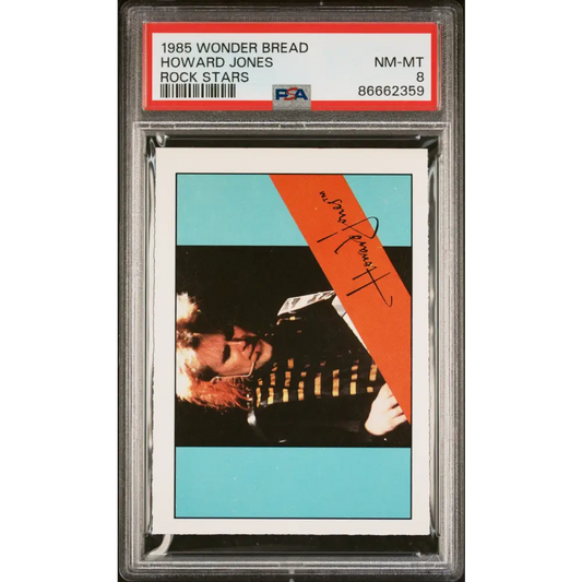 1985 WONDER BREAD ROCK STARS HOWARD JONES ROCK STARS # - PSA 8 - Graded Sports Cards PSA 8