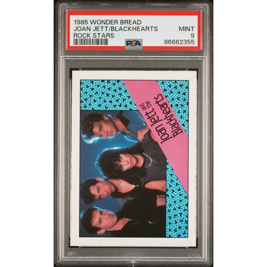 1985 WONDER BREAD ROCK STARS JOAN JETT/BLACKHEARTS ROCK STARS # - PSA 9 - Graded Sports Cards PSA 9