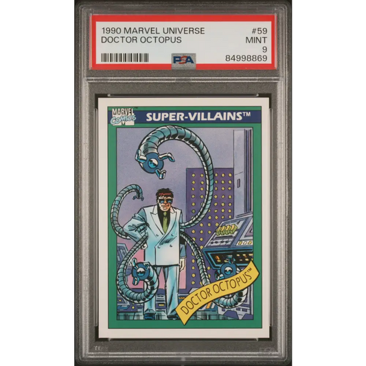 1990 MARVEL UNIVERSE DOCTOR OCTOPUS #59 - PSA 9 - Graded Marvel PSA 9