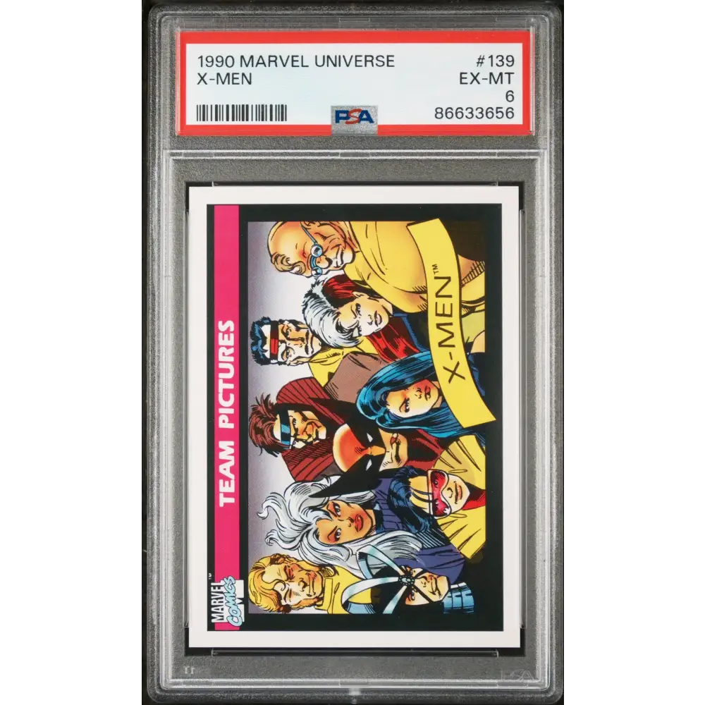1990 MARVEL UNIVERSE X-MEN #139 - PSA 6 - Graded Marvel PSA 6